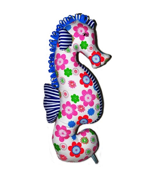 seahorse body pillow