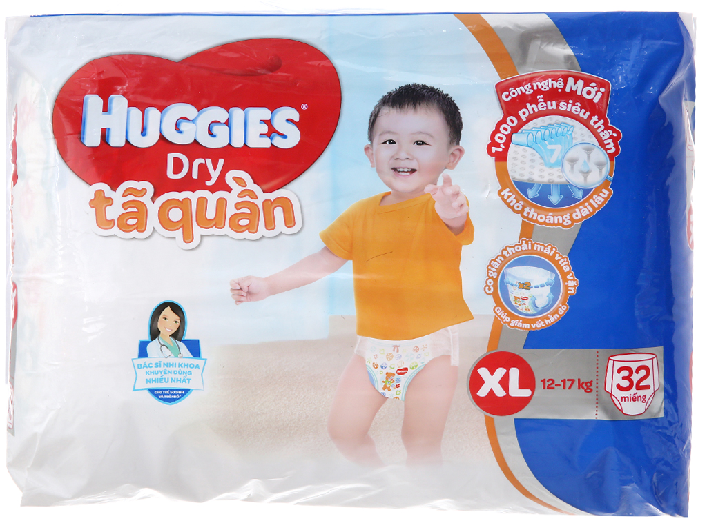 huggies dry xl