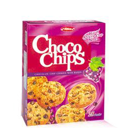 Choco chips cookies with Raisin 330g