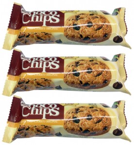 Choco chips cookies with cashew nut  80g