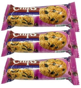 Choco chips cookies with Raisin  80g