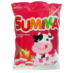 Sumika soft candy Strawberry milk  350g