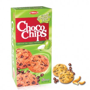 Choco chips cookies with coconut  144g