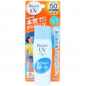 Bioré UV Perfect Milk Waterproof Sunscream SPF50+ For Face & Body 40ml