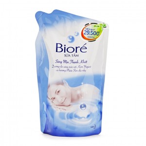 Bioré Shower brightening smooth pure 200ml – Bag