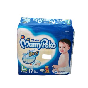MamyPoko Baby Diaper L17 – 17pcs/bag (9-14kg)