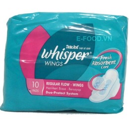 Whisper  Regular Flow- Wings 20S