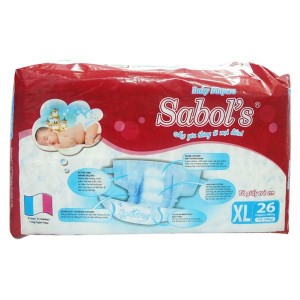 Sabol’s Baby Diapers XL26