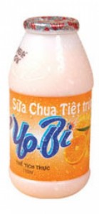 YoBi Sterilized drinking yoghurt Orange Flavour 110ml