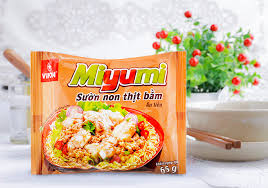 Miyumi noodles with minced tender pork rib 65g
