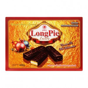Long Pie Luxury Chocolate Pie With Marshmallow 324g ( 18gx18pack) –  (Tray in box)