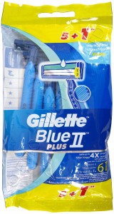 Gillete Blue II Plus Ultragrip- Aloe Pivot “5+1” pack  ( 2pc/bag,12bag/box, 12box/case)