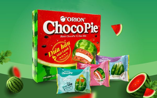 ChocoPie Watermelon Flavor 336g – 12 Pack/Box, 8 Box/Case