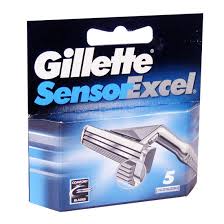 Gillette Sensor Excel Blade 5pc (12pack/box, 6/case)