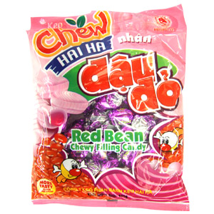 Chew filling candy  Redbean chewy filling candy 29pcs/ pack – 125g
