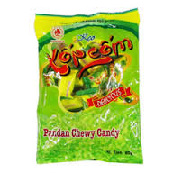 Soft candy  Pandan chewy candy (Green rice flavor) 85g