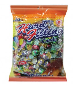Hard and Hard filling candy Assorted fruit hard filling candy 720g
