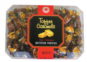 Gift Palstic Box candy Toffee caramel candy 225g