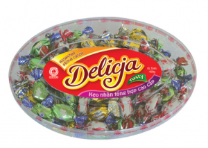 Hard filling candy 400g