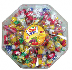Assorted chew filling candy box 300g