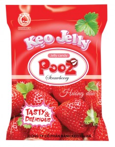 Jelly Candy  POOZ strawberry jelly candy 100 gram