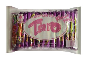 Taro cream wafer, 15 pcs/ pack – 145 gr