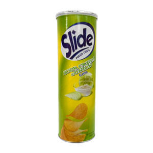 Slide Potato Chips Sour Cream & Onion 160g