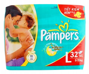 Pampers F&D L 32s