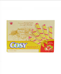 Cosy Wafer Rolls Strawberry  Flavour Cream Filled 280g