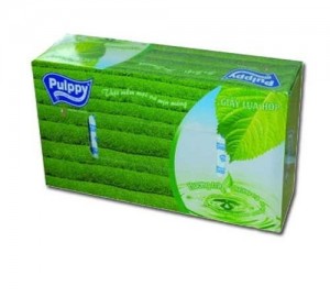 Pulppy Facial Tissue (Tea Aroma) 2 Ply * 100 sheets