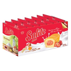Solite Layer Cream Strawberry flavour 18g * 20sachets