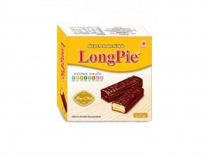 Long Pie Chocolate Pie With Marshmallow 288g (18gx16pack) – Banana  (Tray in box)
