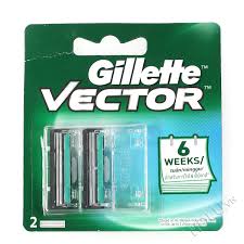 Gillette Vector 2s Blade ( 2pc/pack, 12pack/box, 12 box/case)
