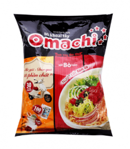 Potato stew beef noodles sauce 80g package Omachi