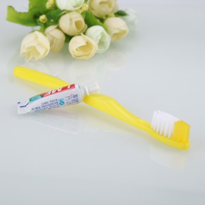 Disposable toothBrush toothpaste