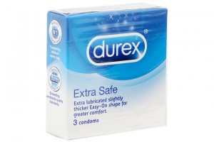 Condom Durex Extra Safe 52.5mm (Box 3 pcs)