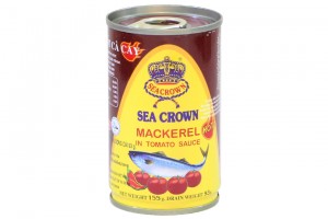 Sea Crown Mackerel In tomato Sauce 155g