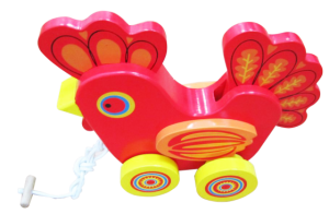Chicken shaped rickshaw