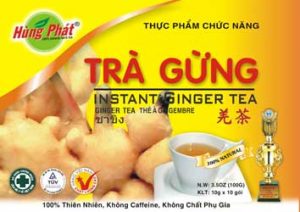 Instant ginger tea 10g x 20 bag x 30 Box