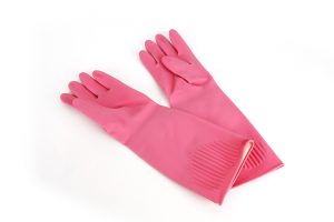 Household latex rubber gloves