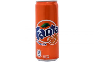 Soft Drink Fanta orange Flavor Can 330ml