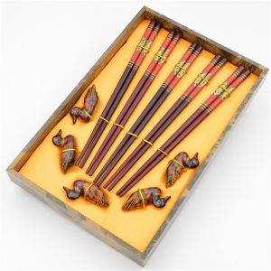 Carved wooden chopsticks Made in Vietnam 02