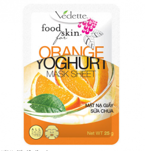 Food for skin orange yogurt mask sheet 25g