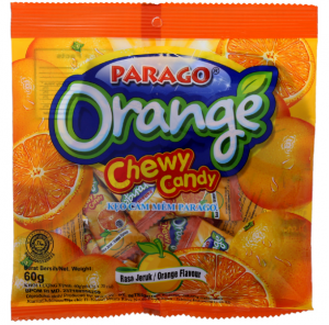 Chewy Candy Orange Flavor 60g