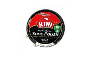 Shoe polish shine nourish protect black 36g