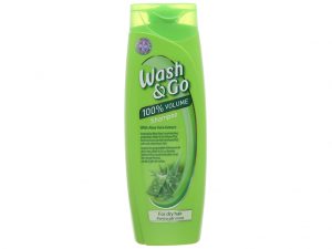 Wash & go 100% volume shampoo with aloe vera extract 400ml