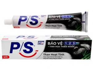 P/S toothpaste protection 123 activated carbon 180g
