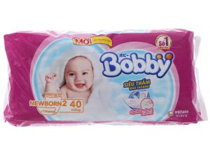 Bobby’s Newborn Pads Size NB2 more than one month 40 pcs