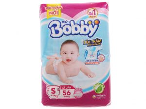 Bobby’s Baby Diapers Fresh Size S 4 – 7kg 56 pcs