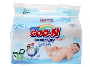 Goon’s baby diapers Size M 7 – 12kg 38 pcs